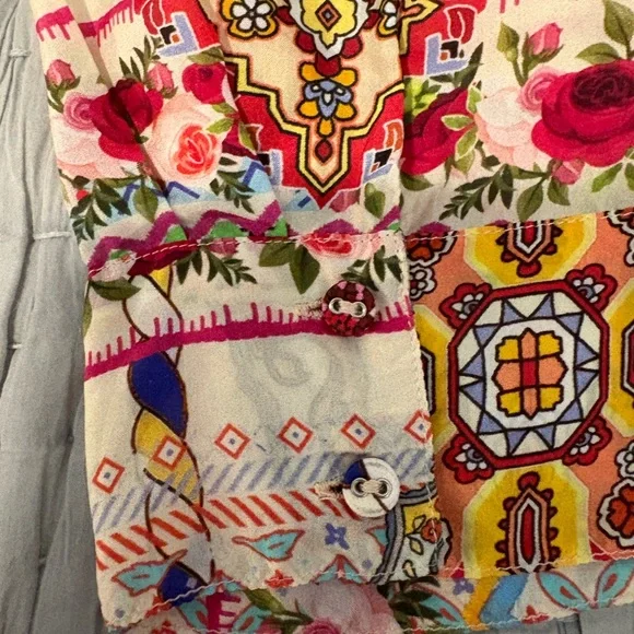 Johnny Was STANO MONROE TUNIC, 1X - Picture 7 of 10